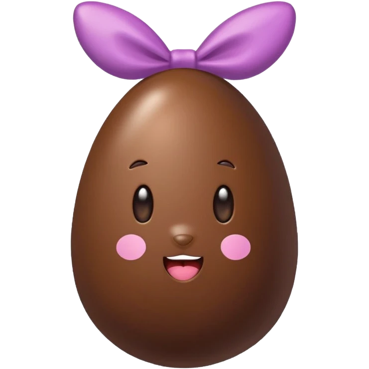 Uovo di pasqua kawaii emoji