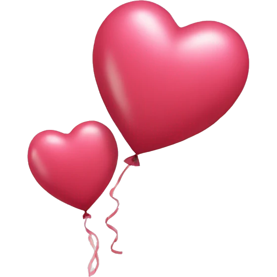 Ballon heart emoji