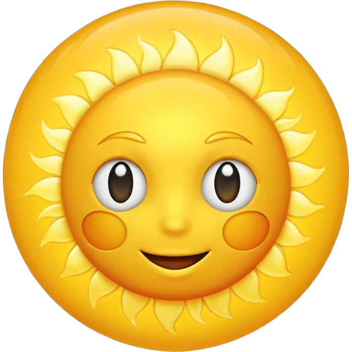 Sun emoji