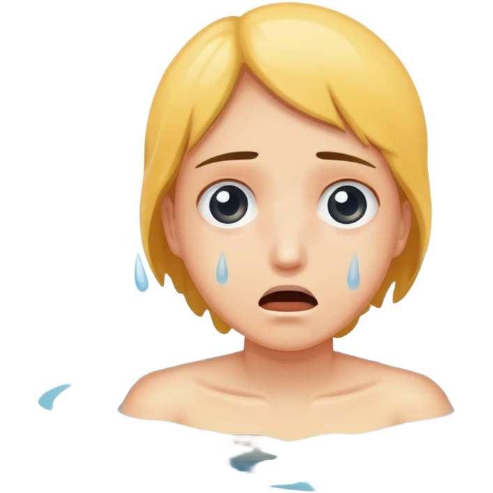 Drowning emoji