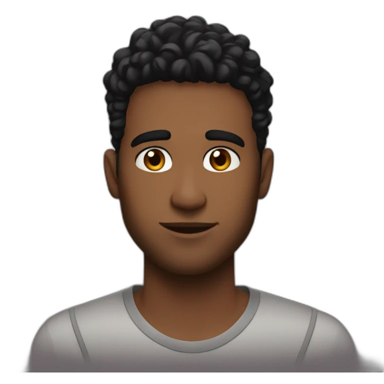 My boyfriend braun haïr emoji