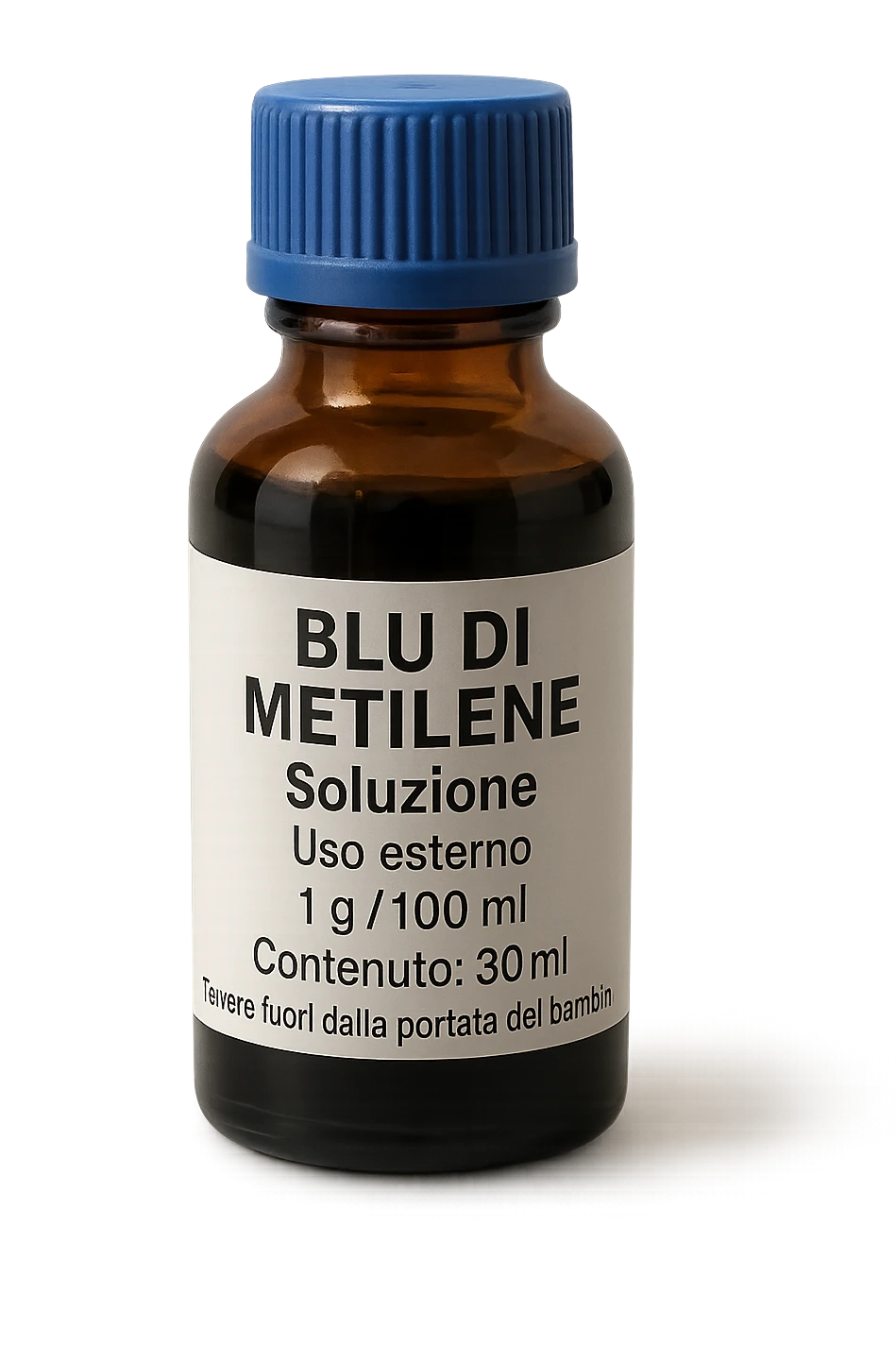 Blu di Metilene fial in italiano emoji