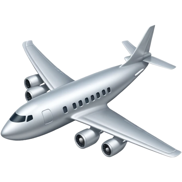 A plane which is flying in left direction emoji