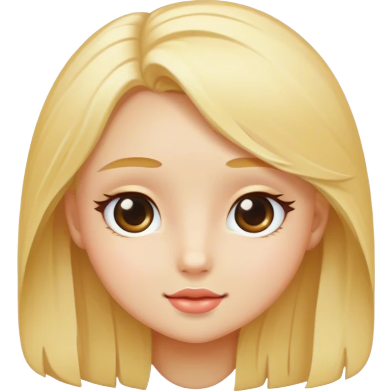 Blondy swet  emoji
