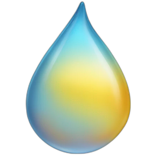 Raindrop emoji