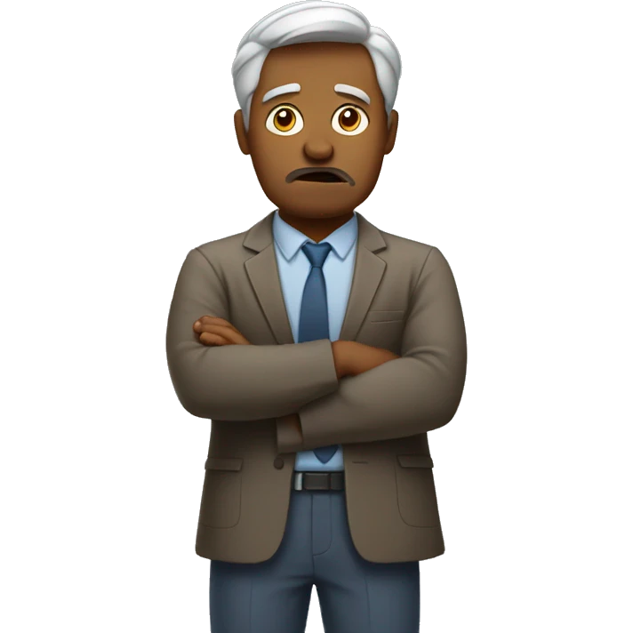 frustrated teacher with shrugged shoulders emoji