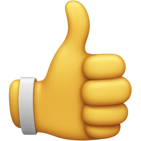 thumbs up and five star emoji