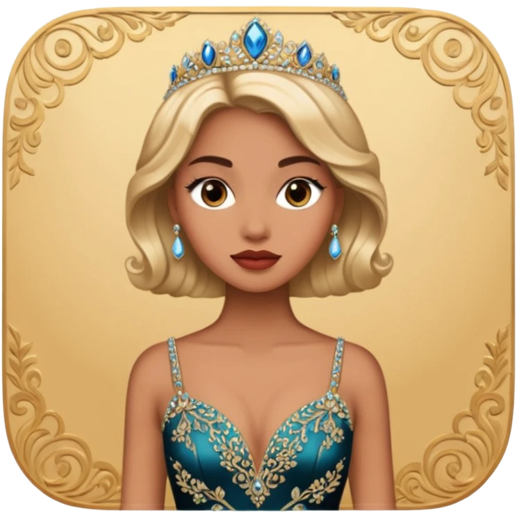 woman gala night actor emoji