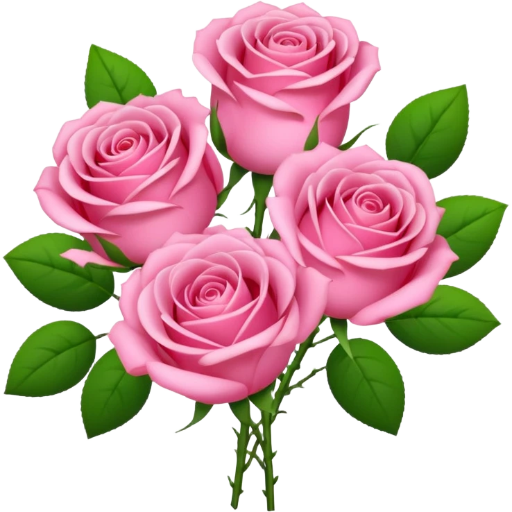 Valentines Day all pink flowers emoji