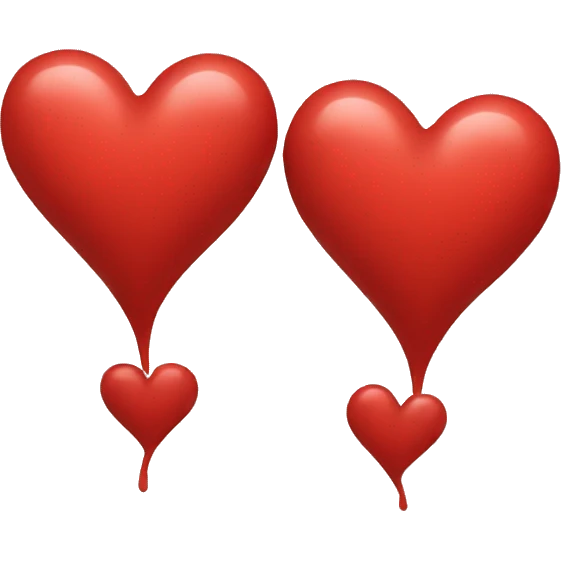  2 red hearts emoji