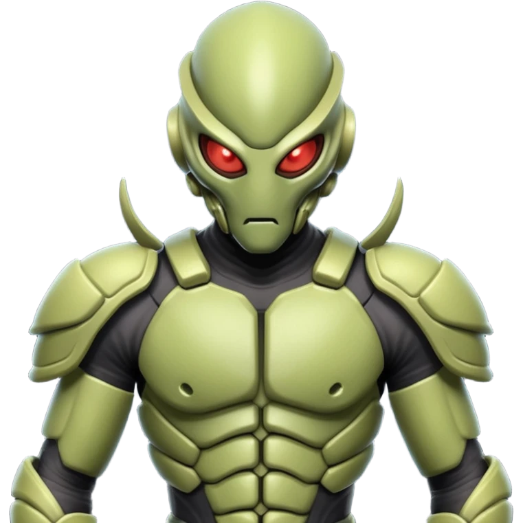 insectoid alien MMA fighter portrait, head and shoulders only, armored exoskeleton skin, sharp eyes, combat gloves, aggressive stance, 3D cartoon, mobile game icon style, clean background, no text, no watermark
 emoji
