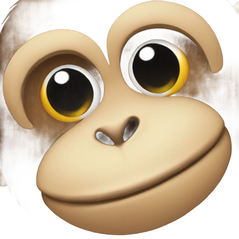 Monkey hugging emoji