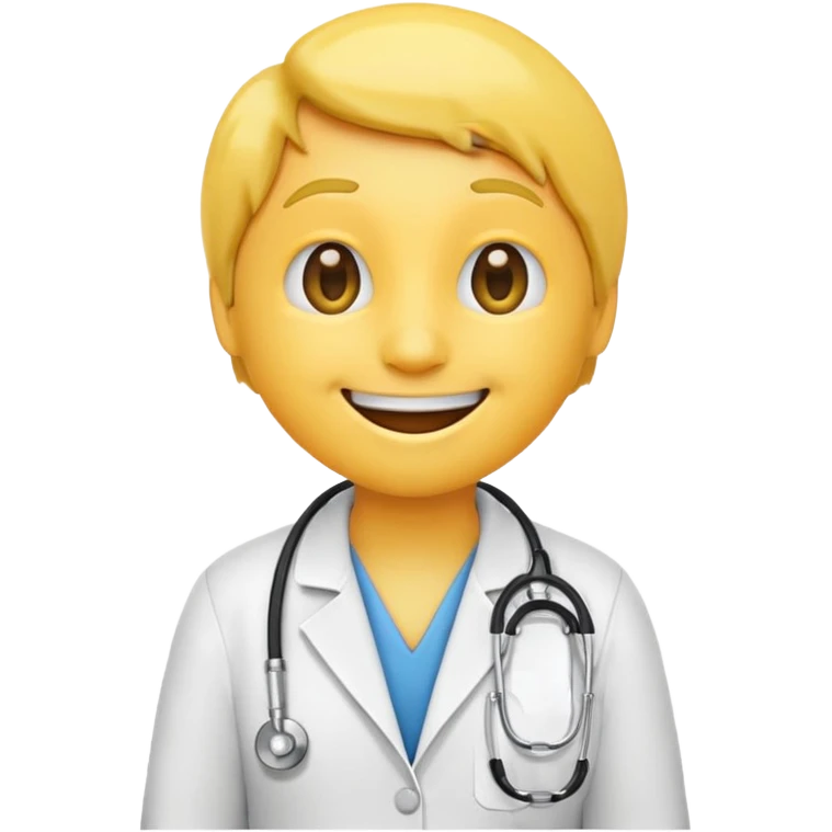Emoji with a stethoscope  emoji