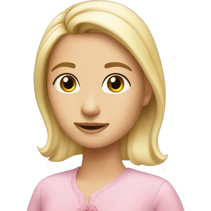 Розовое платье  emoji