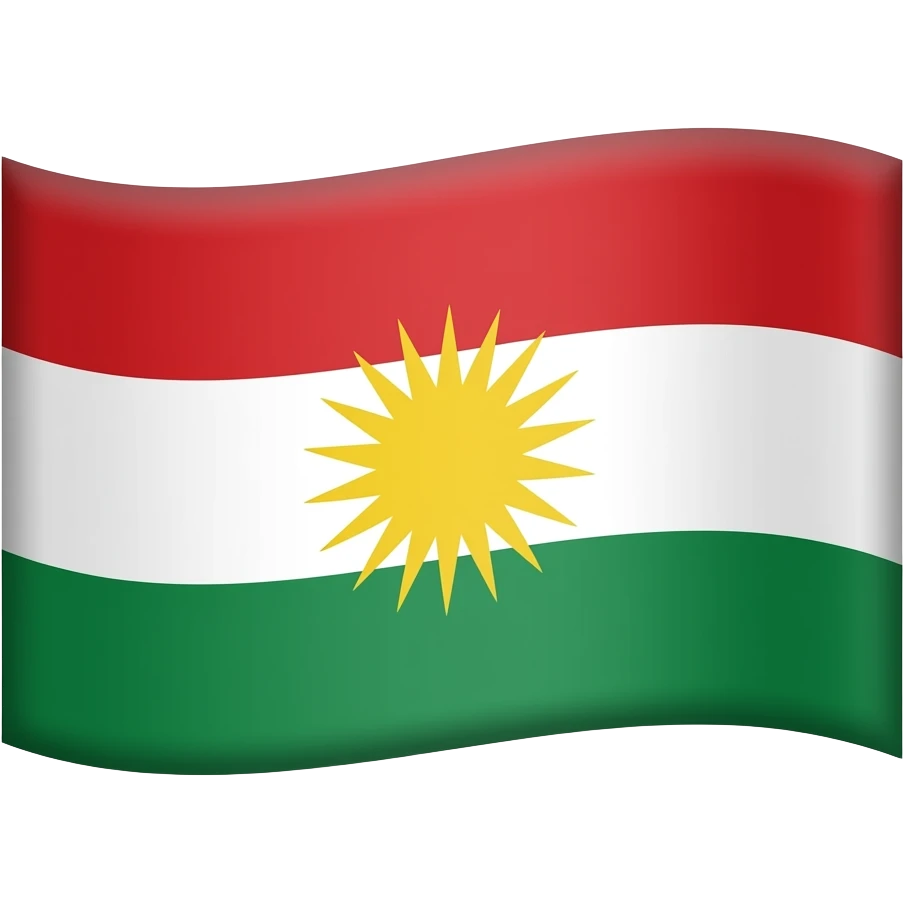 Kurdish flag emoji