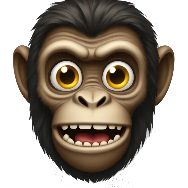 Scary monkey emoji