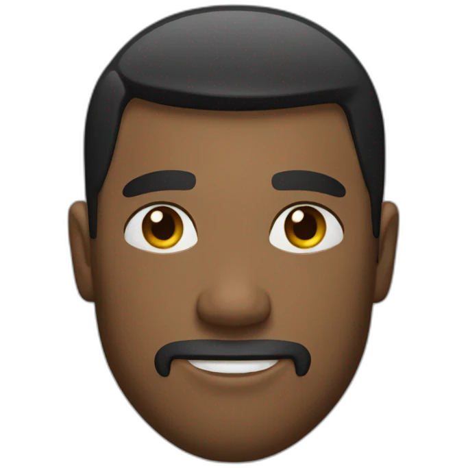 Man with boxing haircut  emoji