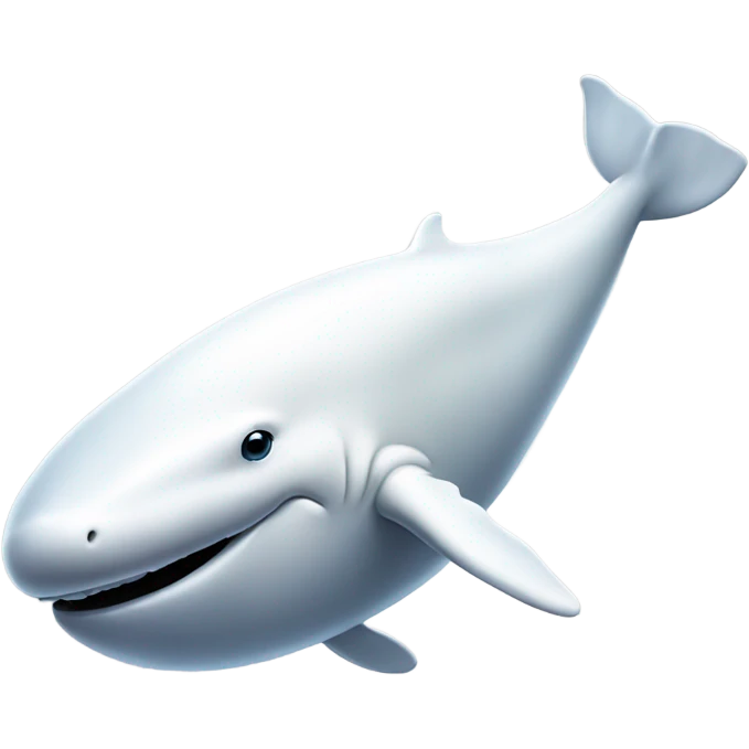 white whale , underside emoji