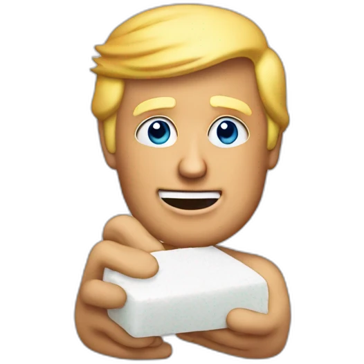 trump-holding-soap emoji