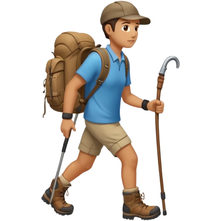 hiking emoji