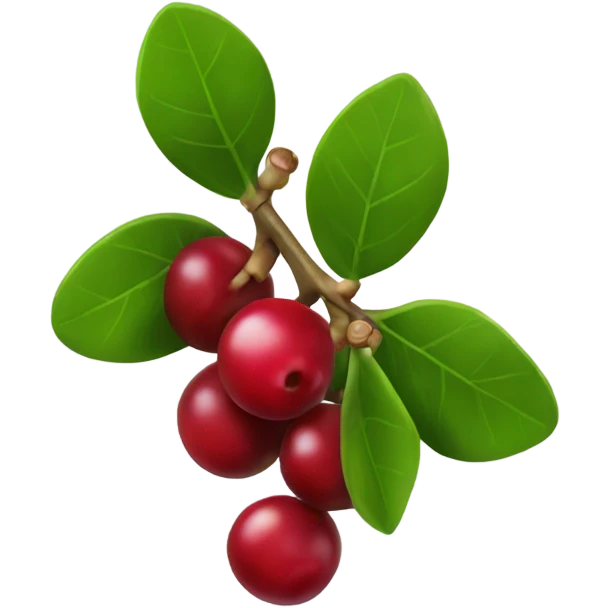 cowberry on a branch emoji