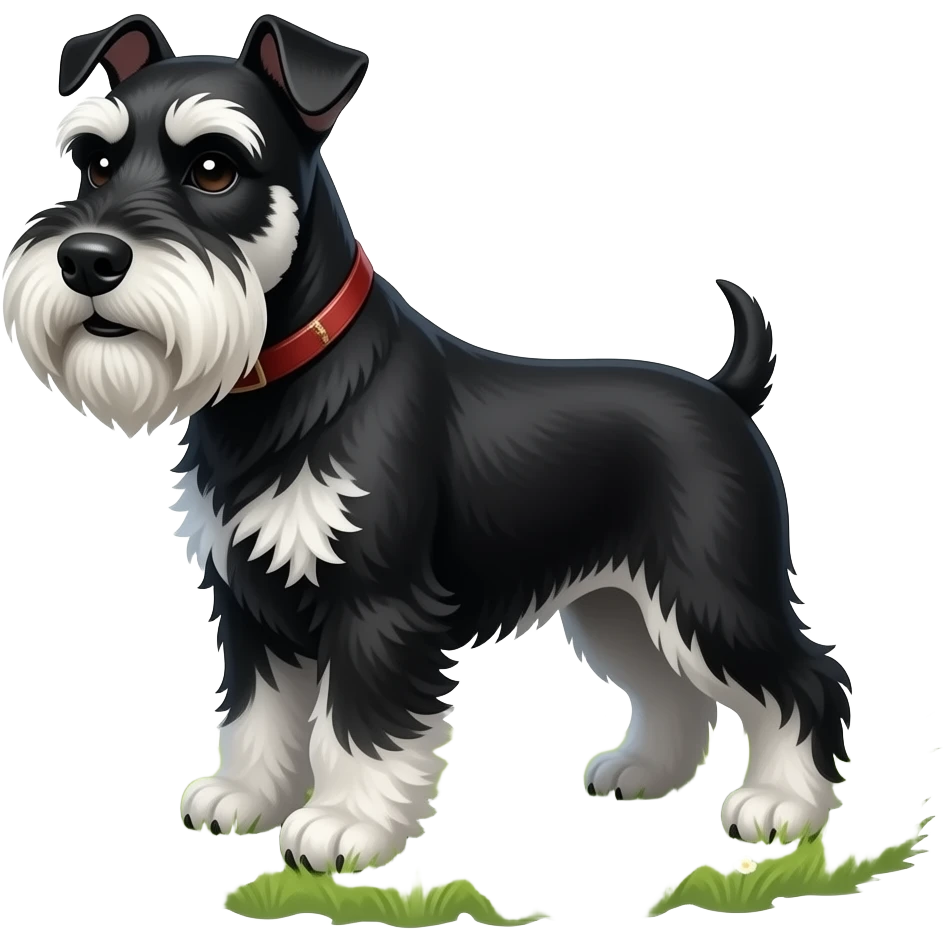 Black schnauzer emoji