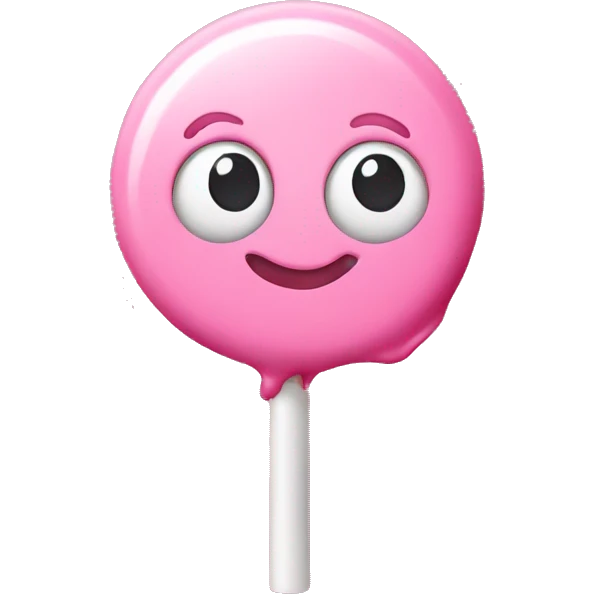 Pink lollipop  emoji