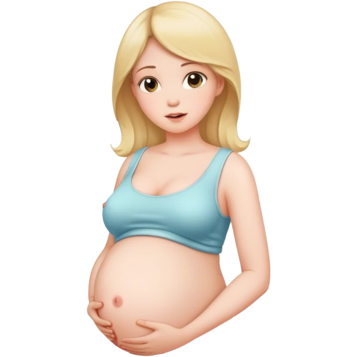 Pregnant girl emoji