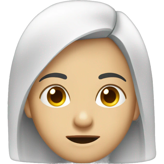 Cara de cansado com olheira  emoji