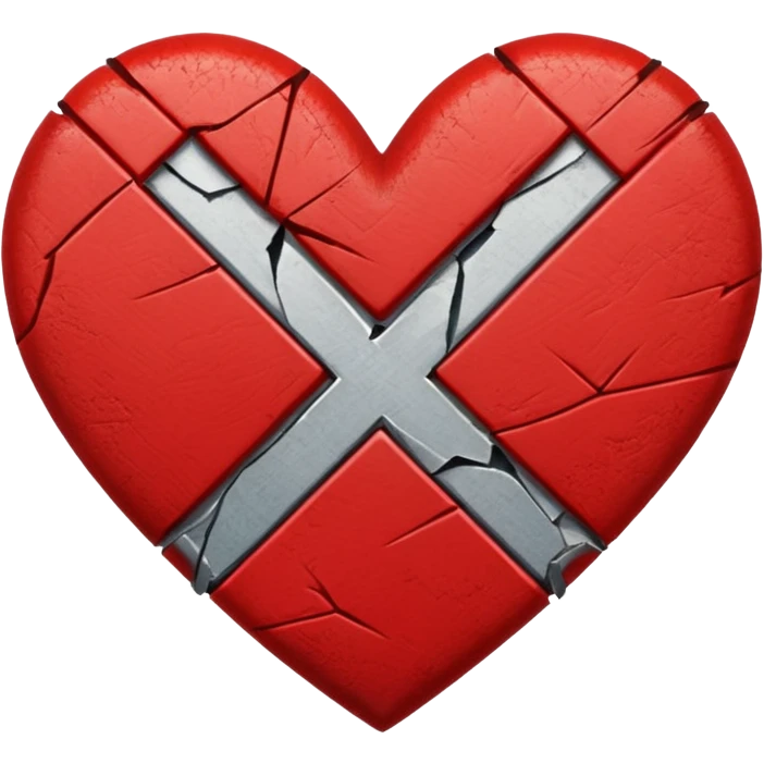 a croosed out heart emoji
