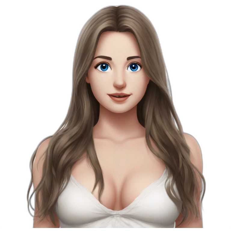 serene gaze, captivating simplicity emoji