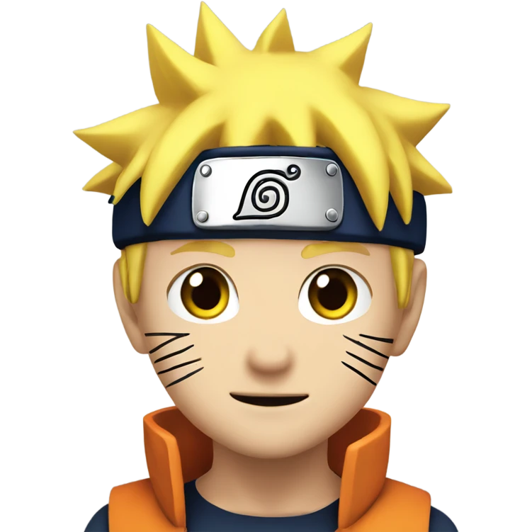 Naruto with a heart emoji