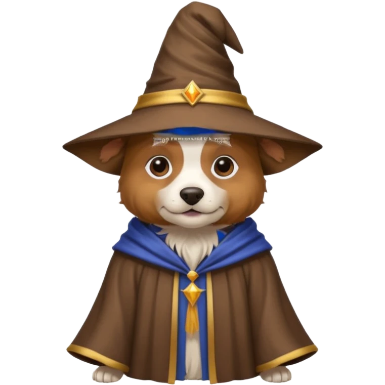 Dog wizard emoji
