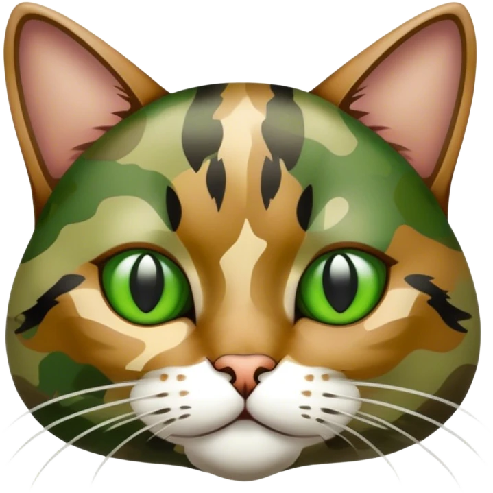 camo cat emoji