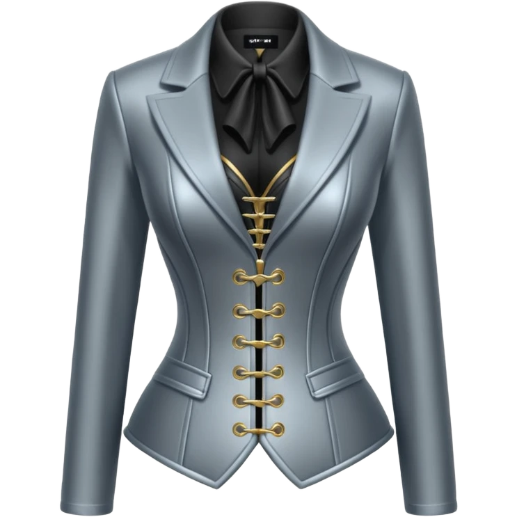 steel corset-blazer emoji