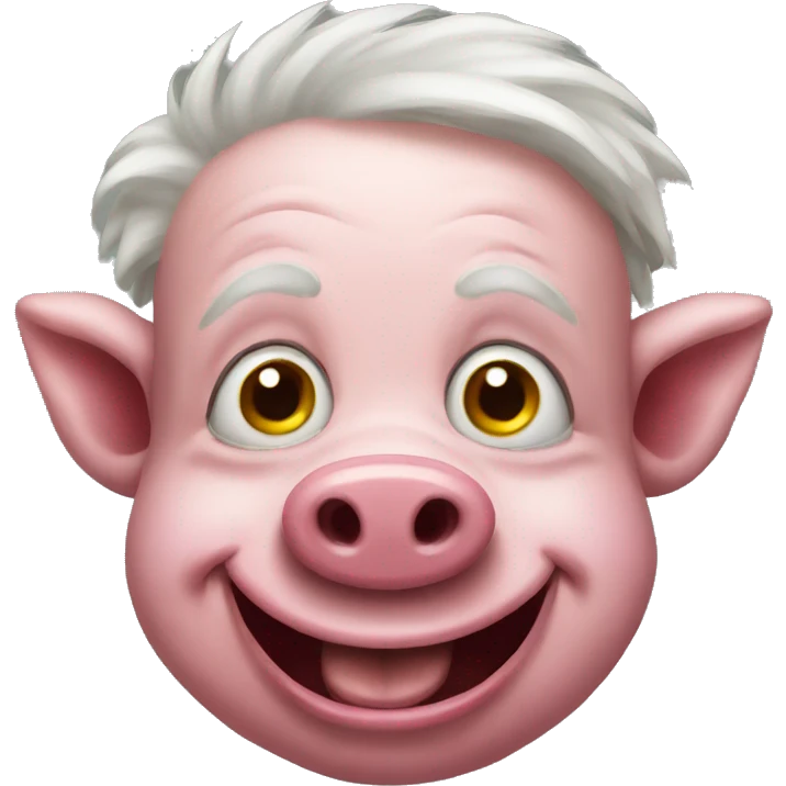 Pig clown  emoji