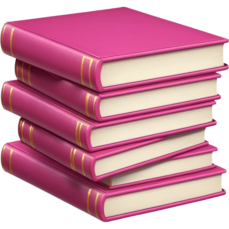 libros rosas emoji