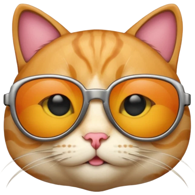 Cat wearing sunglasses emoji