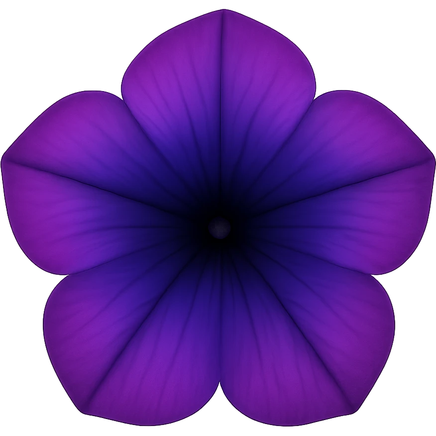 Purple-Violet-Indigo-Purple-Gradient Petuniaemoji    , remove background emoji