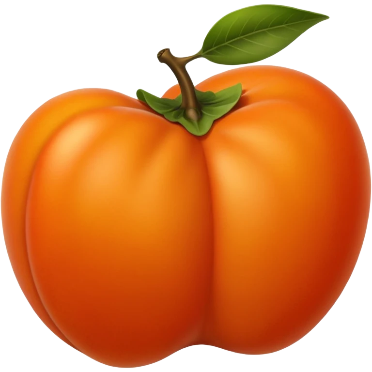 persimmon emoji