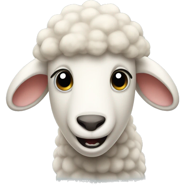 Exited sheep  emoji