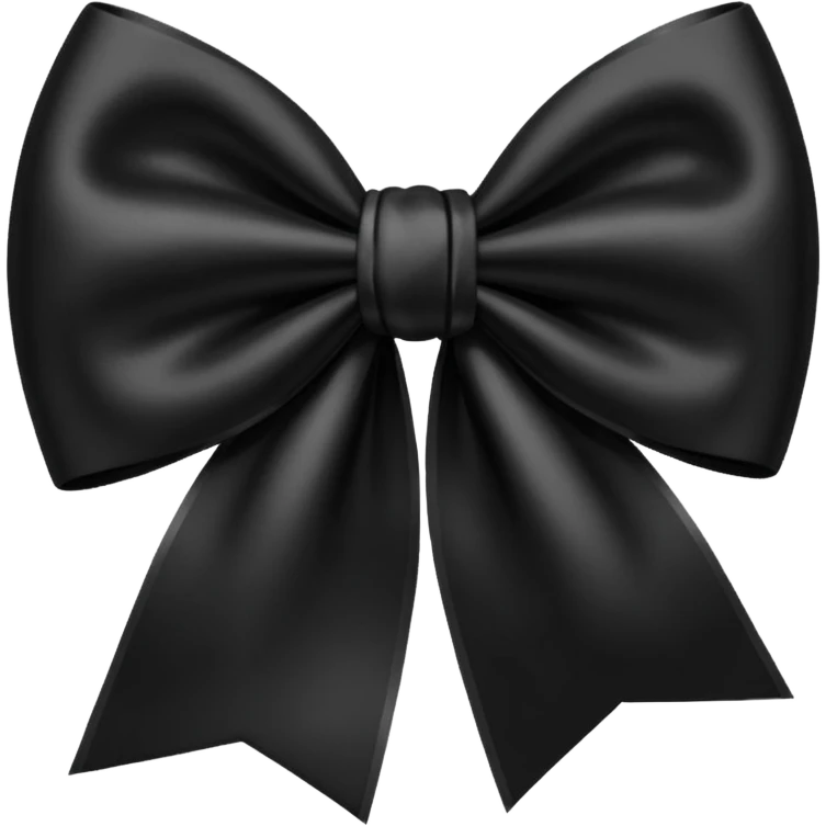 black bow emoji
