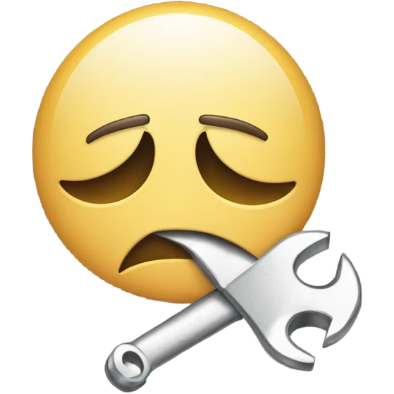 Emoji wrenching at smell  emoji