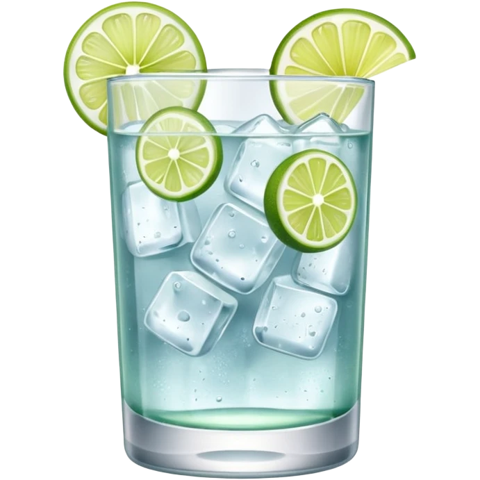 Gin and tonic emoji