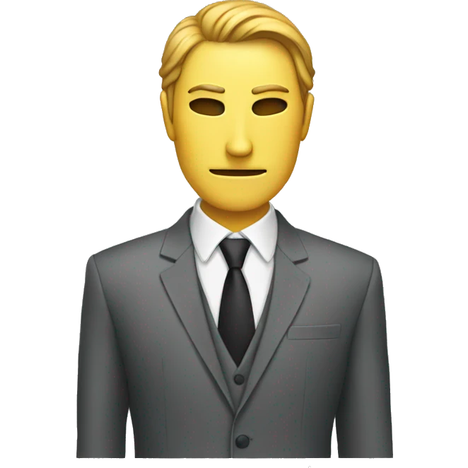 anonymous suit emoji