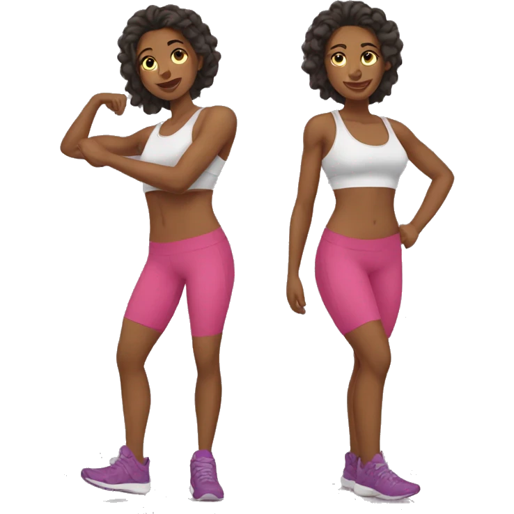 Fit girl emoji