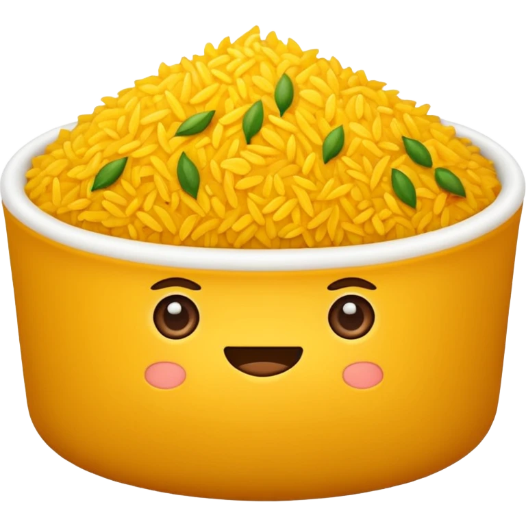 yellow rise food emoji