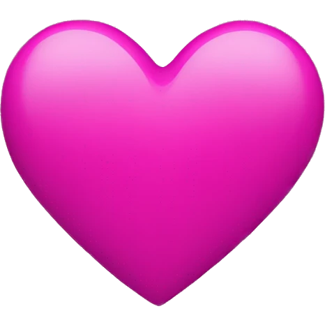 Magenta colored heart emoji