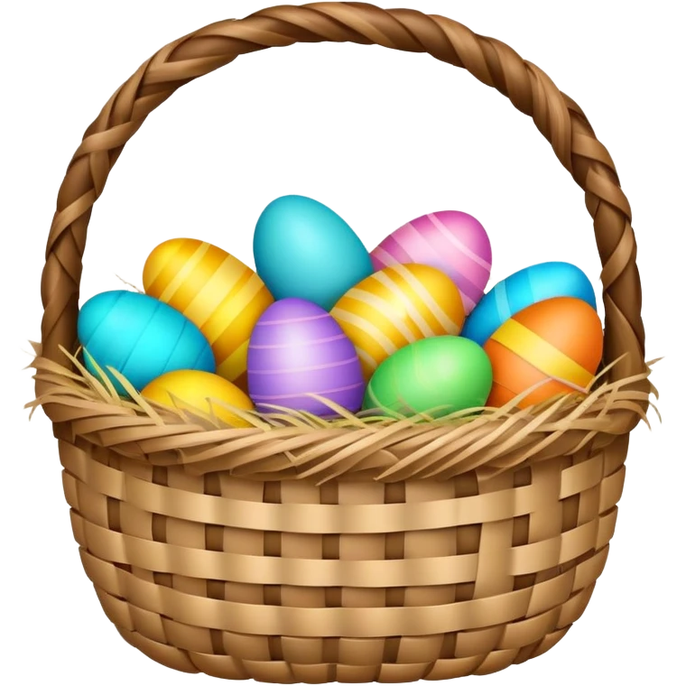 Elaborate Easter basket emoji