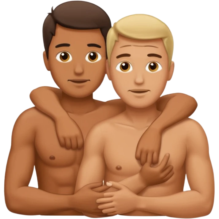 69 sex position of male male emoji